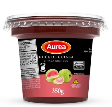 DOCE AUREA GOIABA E MACA        PT  350G