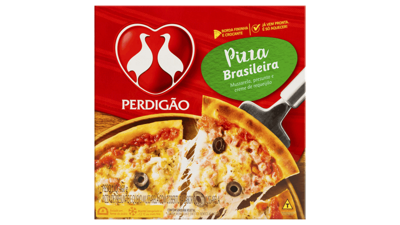 PIZZA PERDIGAO BRASILEIRA CX 460GR