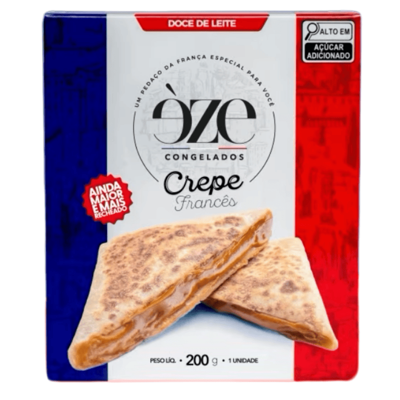 CREPE CONGELADO DOCE DE LEITE
