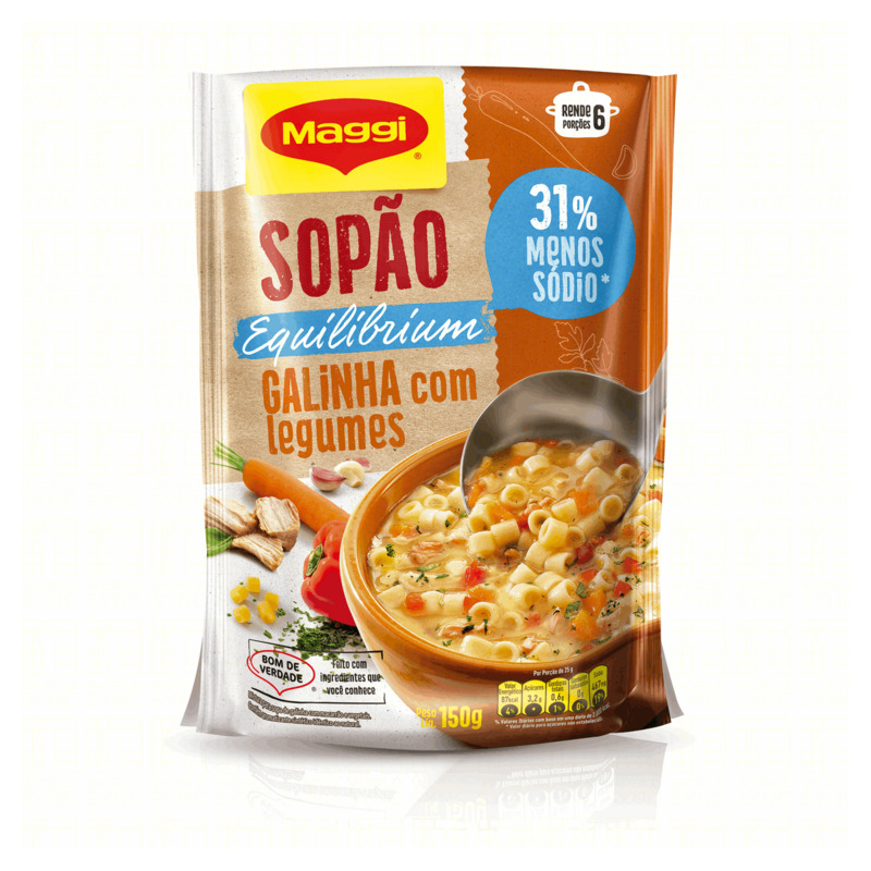 SOPAO MAGGI GAL/LEG MENOS SOD.  PE 150GR