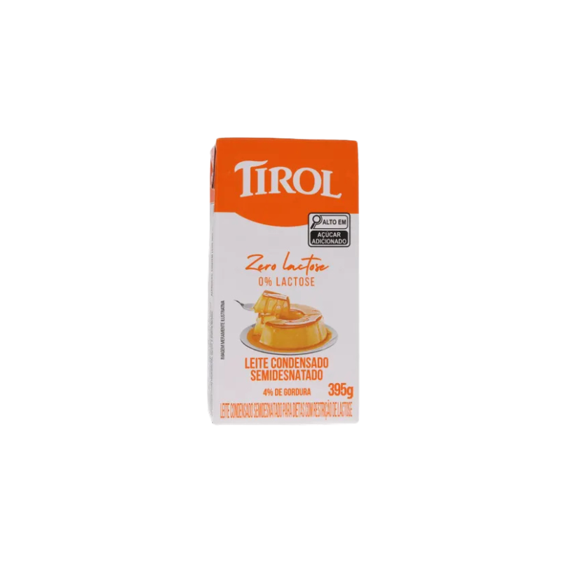 LEITE COND TIROL ZERO LACTOSE   TP 395GR
