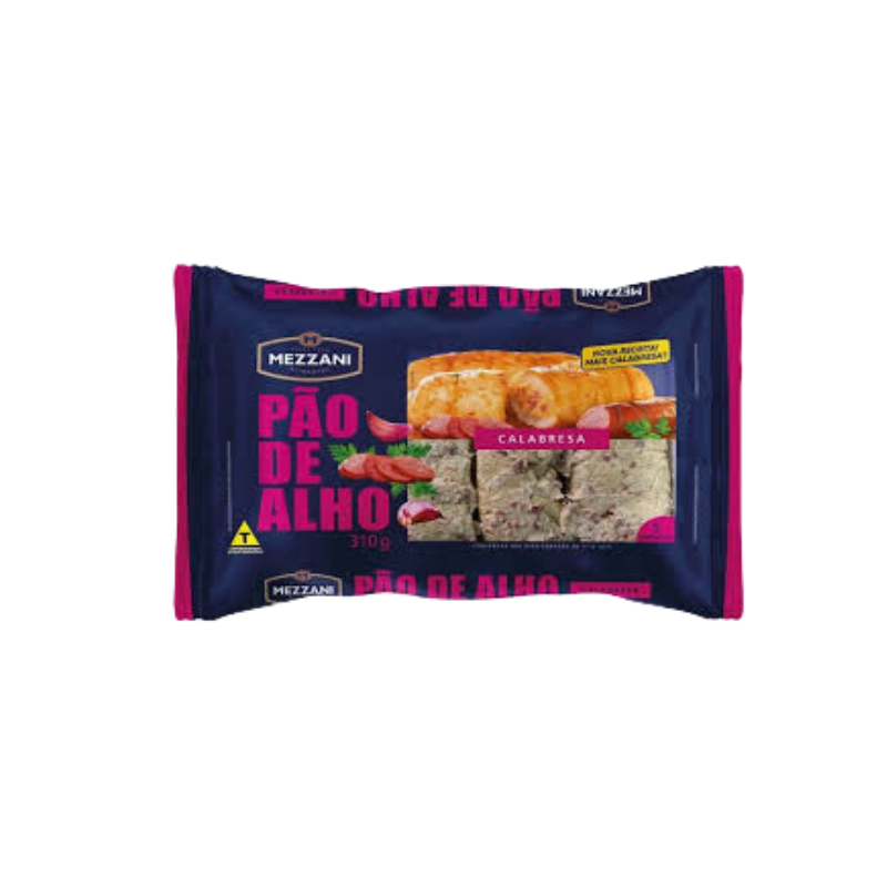 PAO ALHO CALABRESA RF UN310G CX12UN P/A PCT 310G