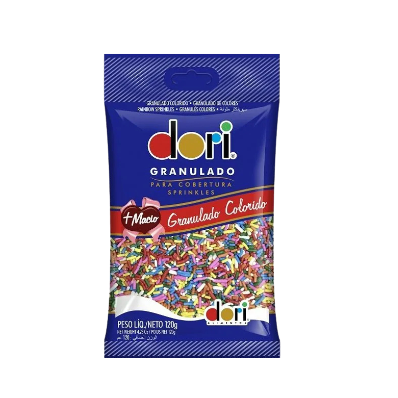 CONF. DORI GRANULADO COLORIDO   PE  120G