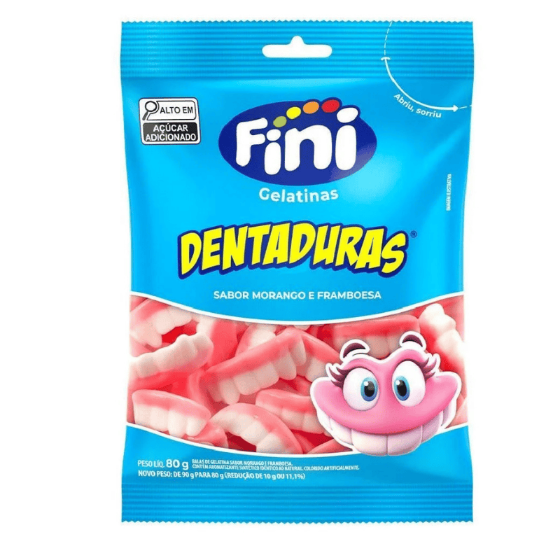 BALA GELATINA FINI DENTADURAS   PE   80G