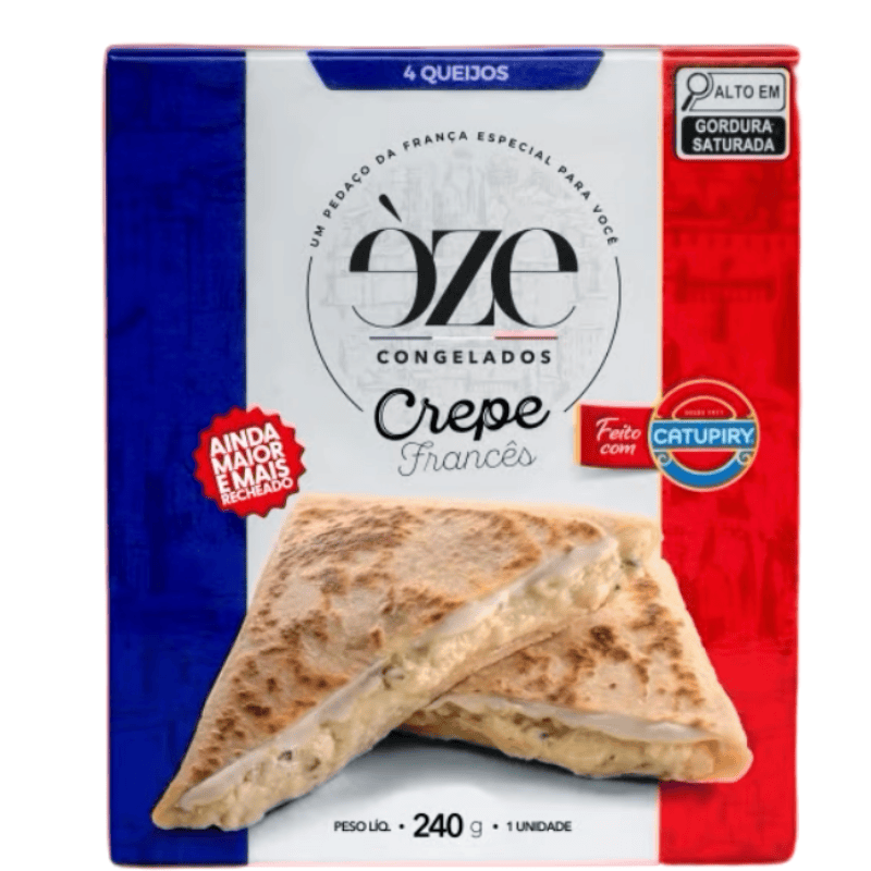 CREPE CONGELADO QUATRO QUEIJOS