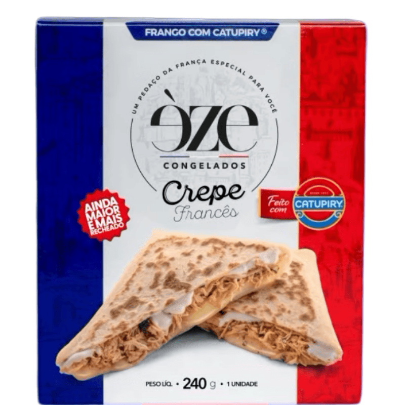 CREPE CONGELADO FRANGO COM CATUPIRY