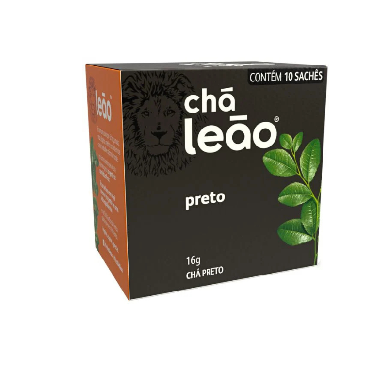 CHA LEAO PRETO                  CX  10SC