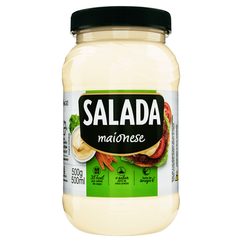 MAIONESE SALADA TRADICIONAL.    PT 500GR