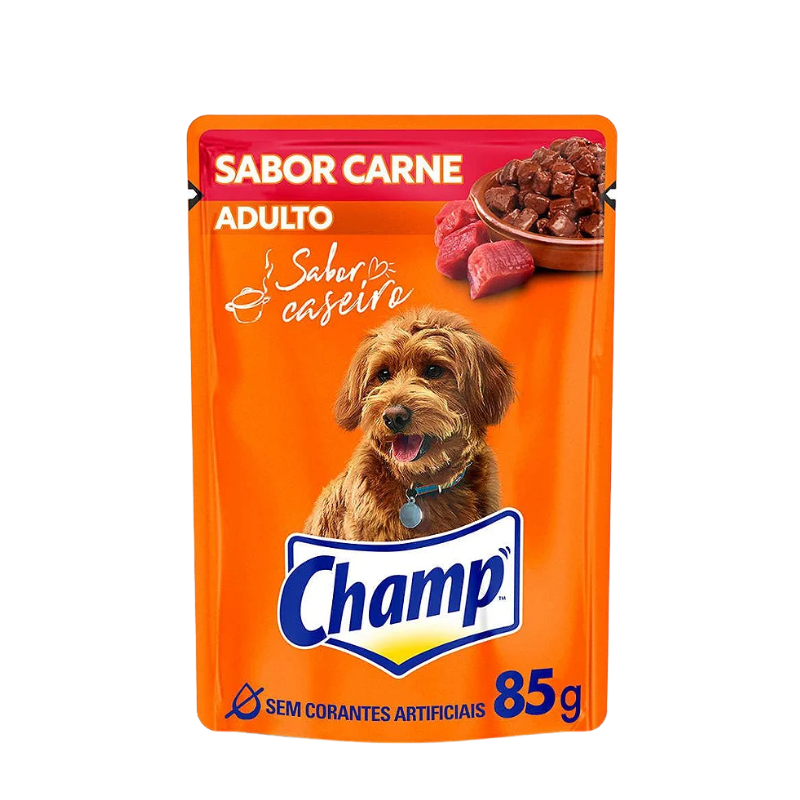 RACAO CHAMP SC CARNE            SC  85GR