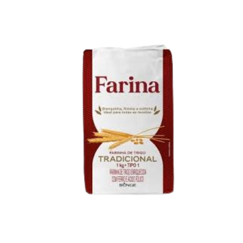 FARINHA TRIGO FARINA            PE  01KG