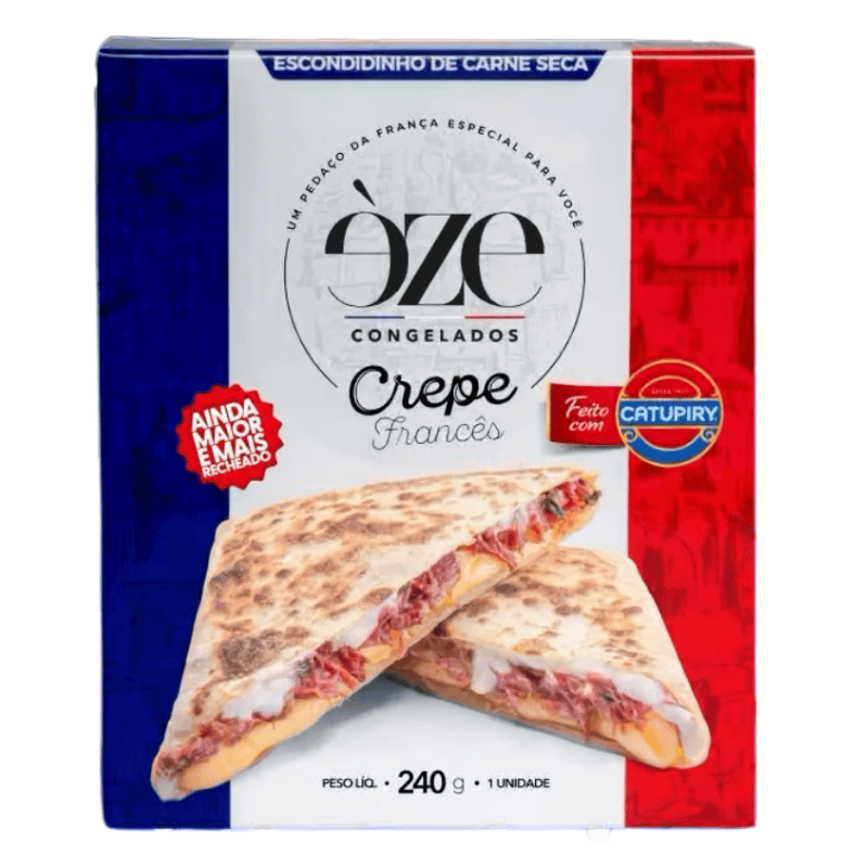 CREPE CONGELADO ESCONDIDINHO DE CARNE SECA