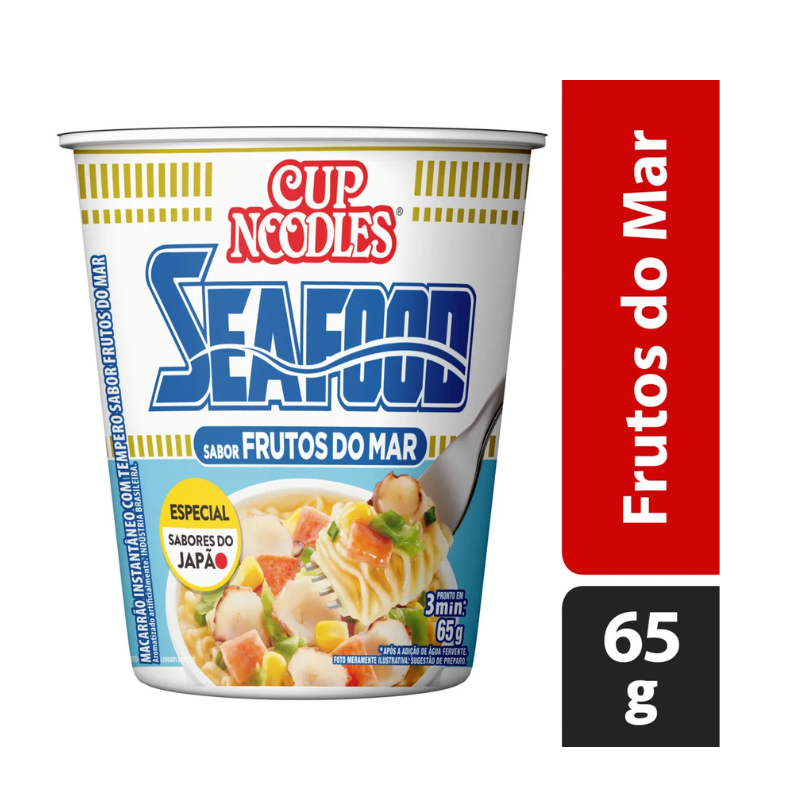 MASSA CUP NOODLES FRUTOS MAR    CP  65GR