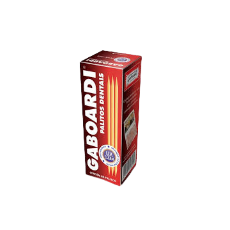 PALITOS DENTAIS GABOARDI MAD.   CX  80UN