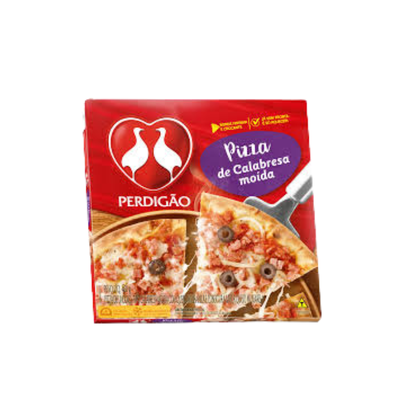 PIZZA PERDIGAO CALABRESA MOIDA  CX  460G