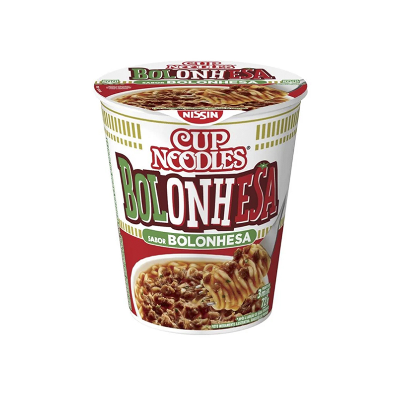 MASSA CUP NOODLES BOLONHESA     CP  72GR